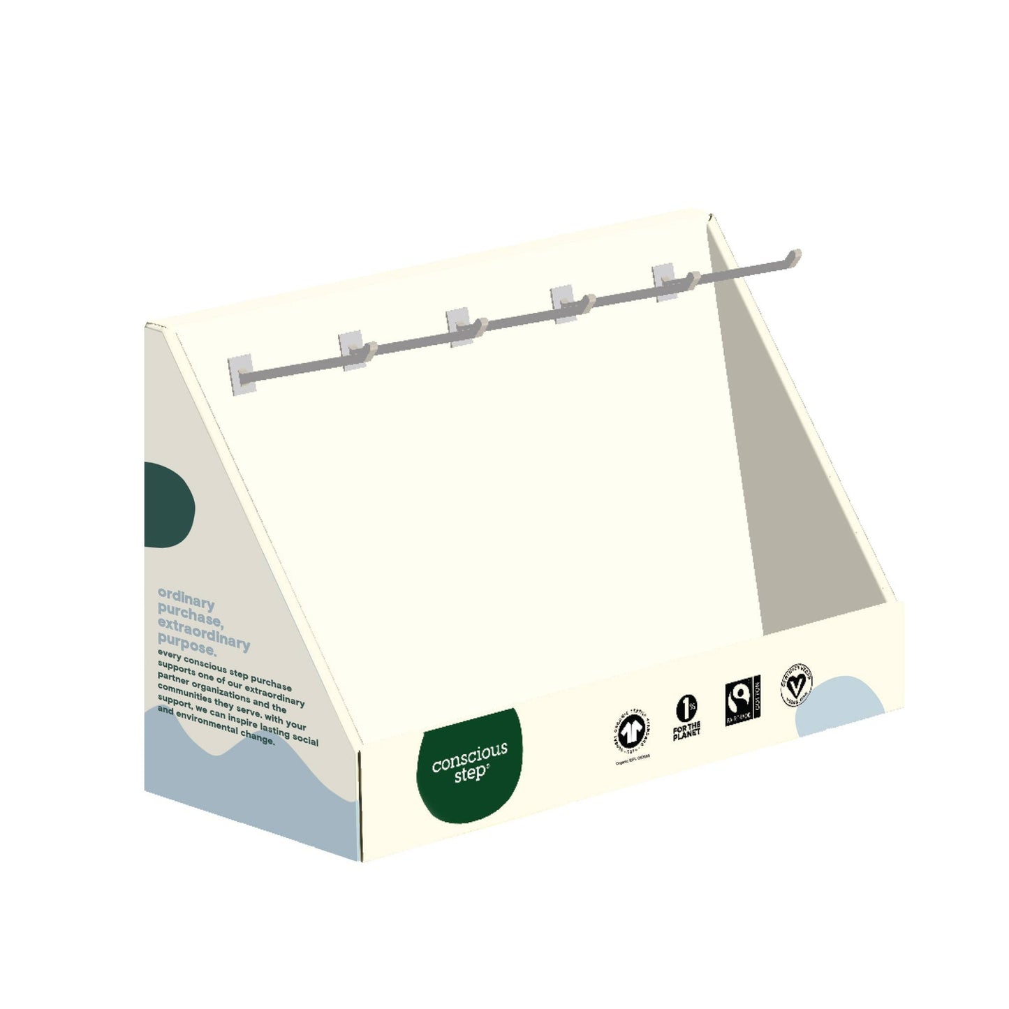 Conscious Step - One Sided Shelf Display