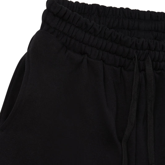 'Black' Baggy Sweat Shorts