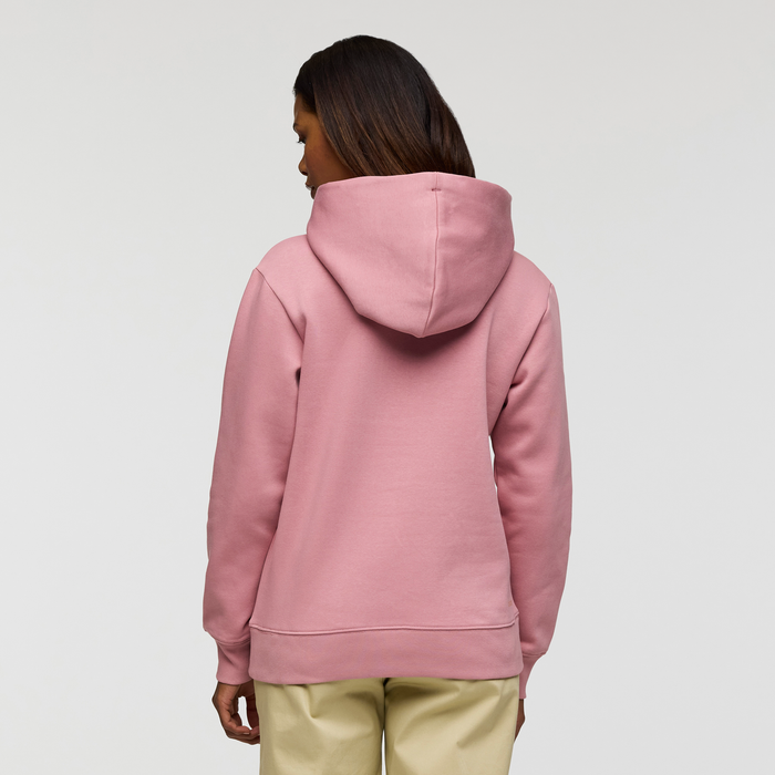 Women's Llama Pullover Hoodie | Rose