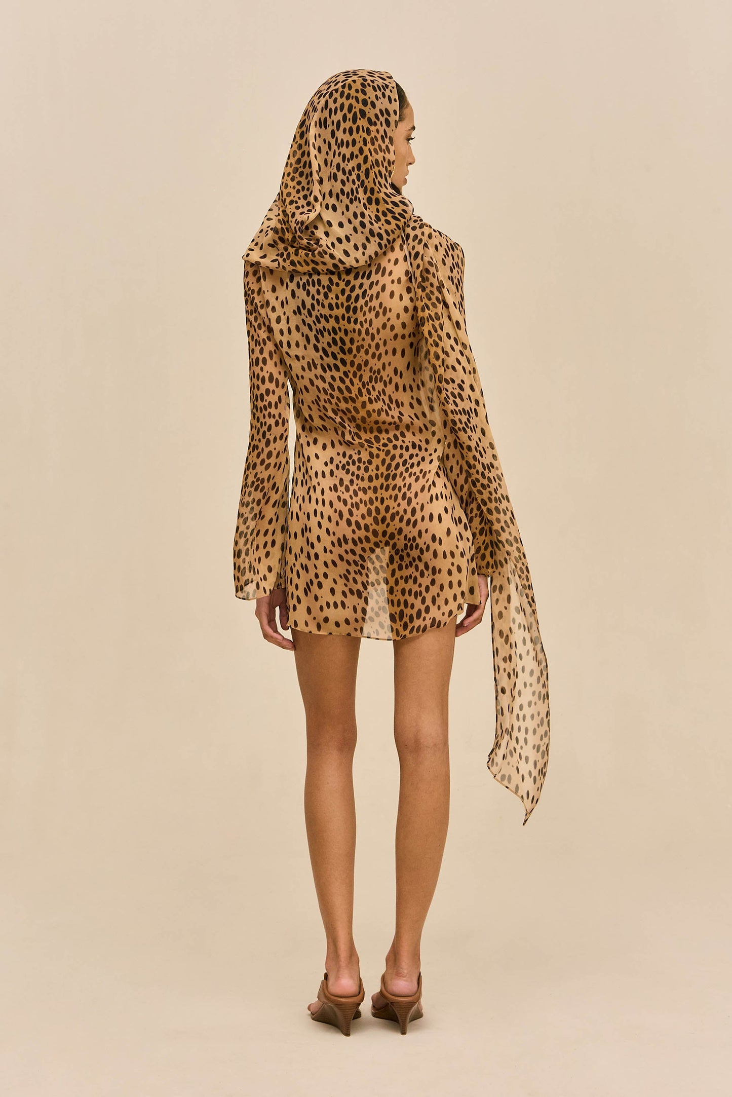 BEAUX COVER UP DRESS - CHEETAH