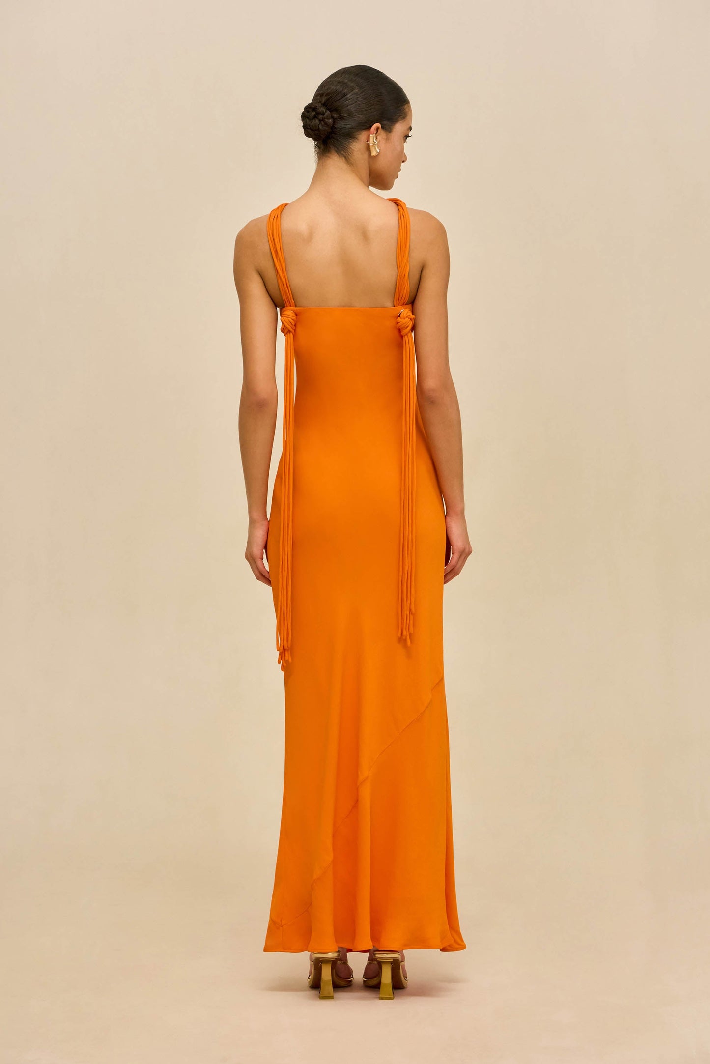 PHEOBE GOWN - PERSIMMON