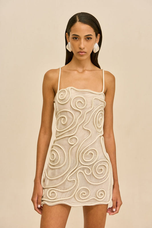 TALINA DRESS - OFF WHITE