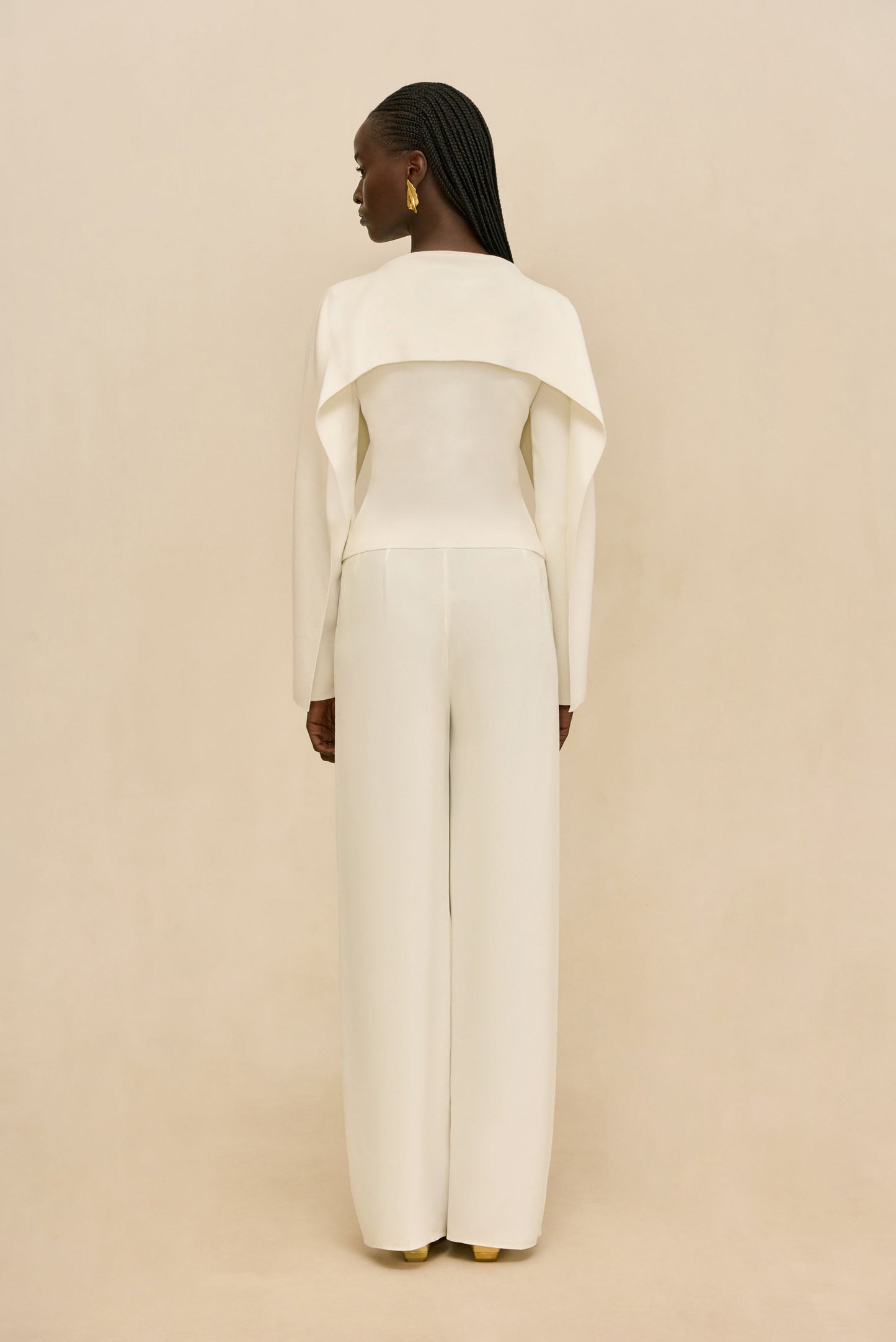 ALKA KNIT TOP - OFF WHITE