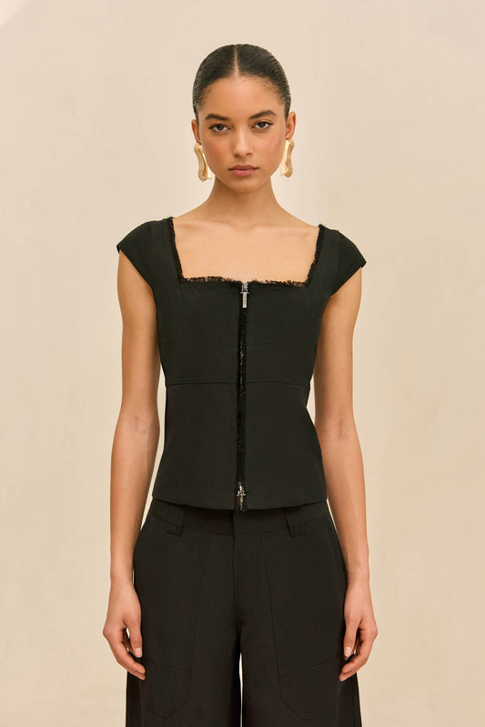 CELESTIA TOP - BLACK