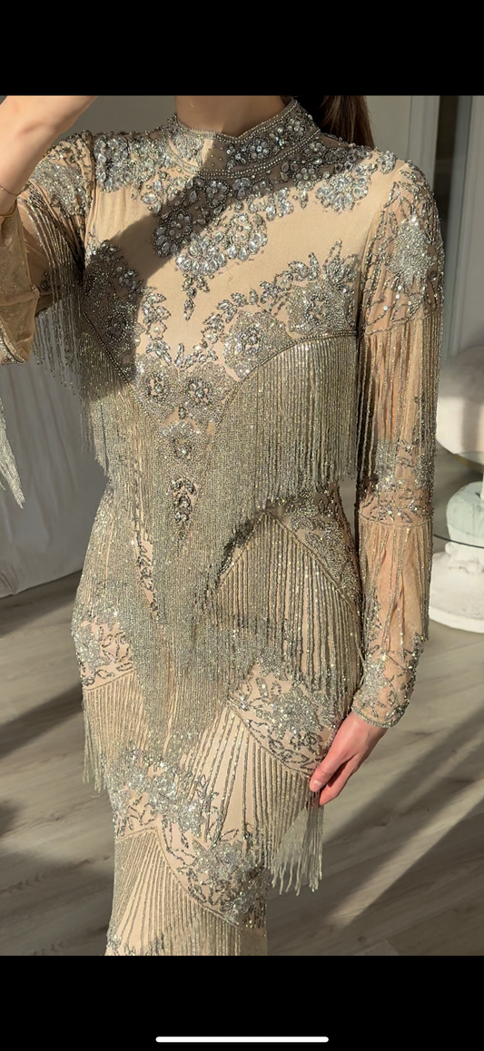 The Layla dress beige