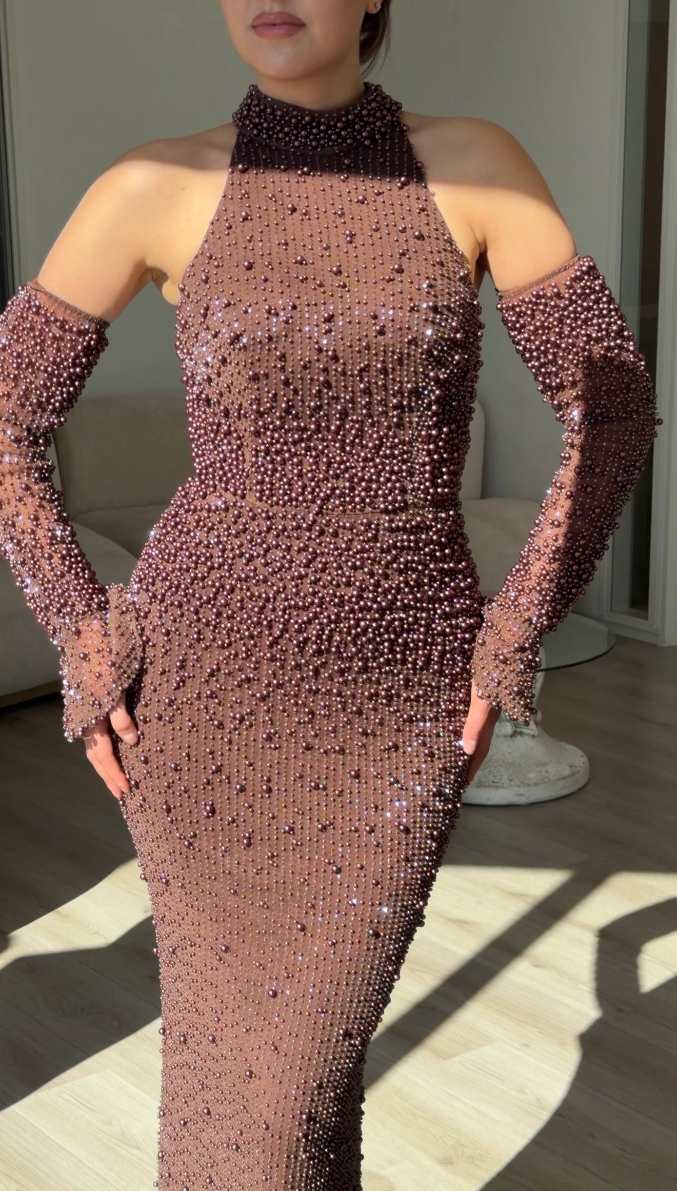The Sará dress brown
