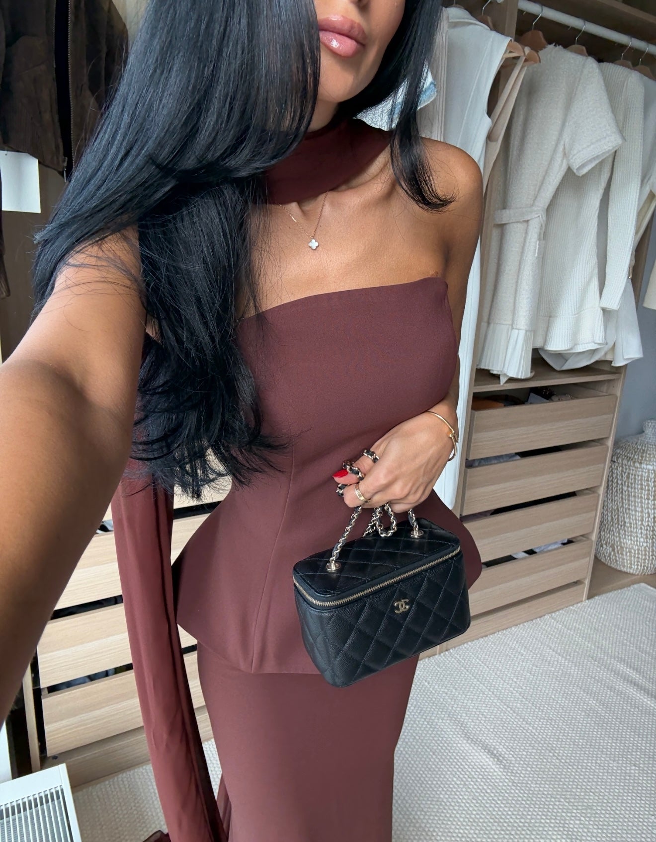 The Venora dress brown