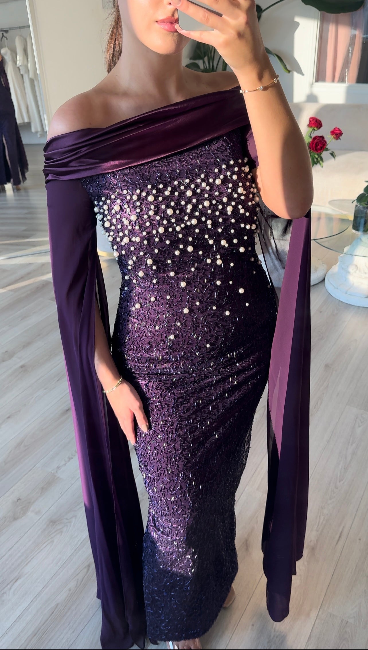 The Alvira dress purple