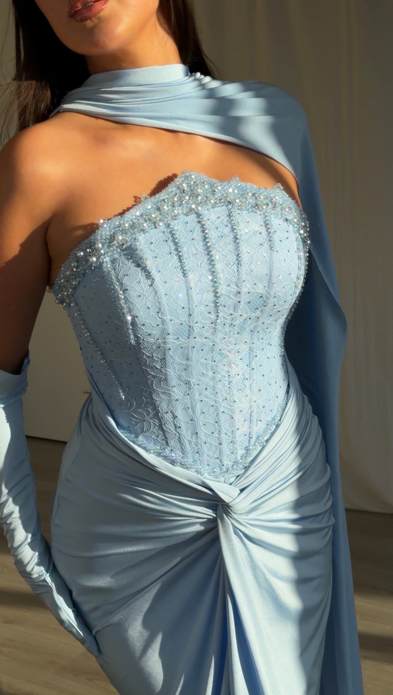 The Dora dress baby blue