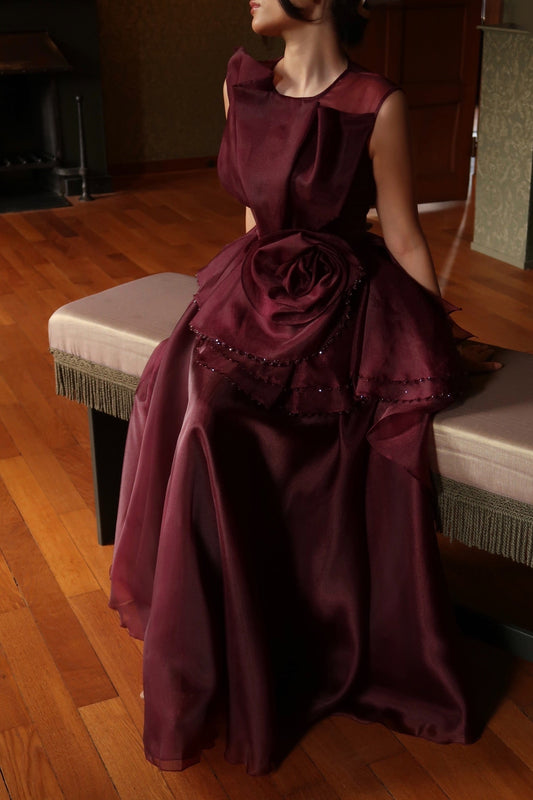 The Florence dress plum