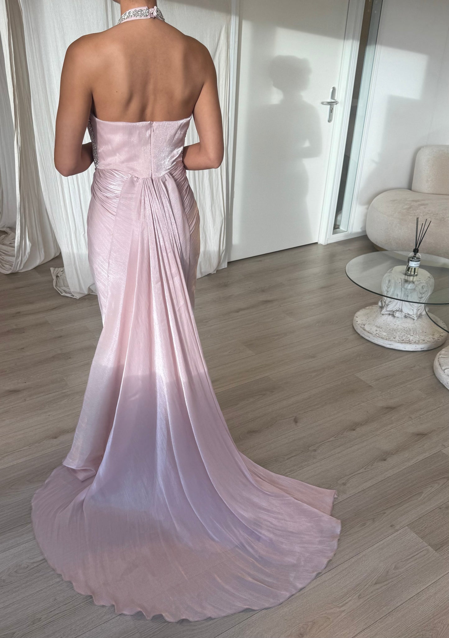 The Selena dress soft pink