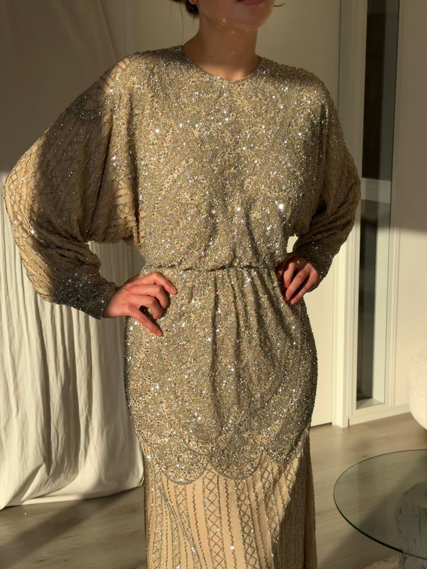The Ceylan dress beige