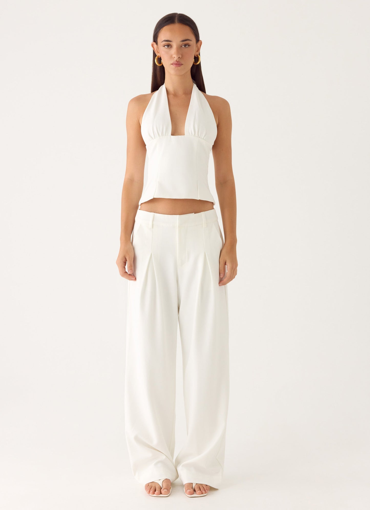 Amrita Halter Top - White