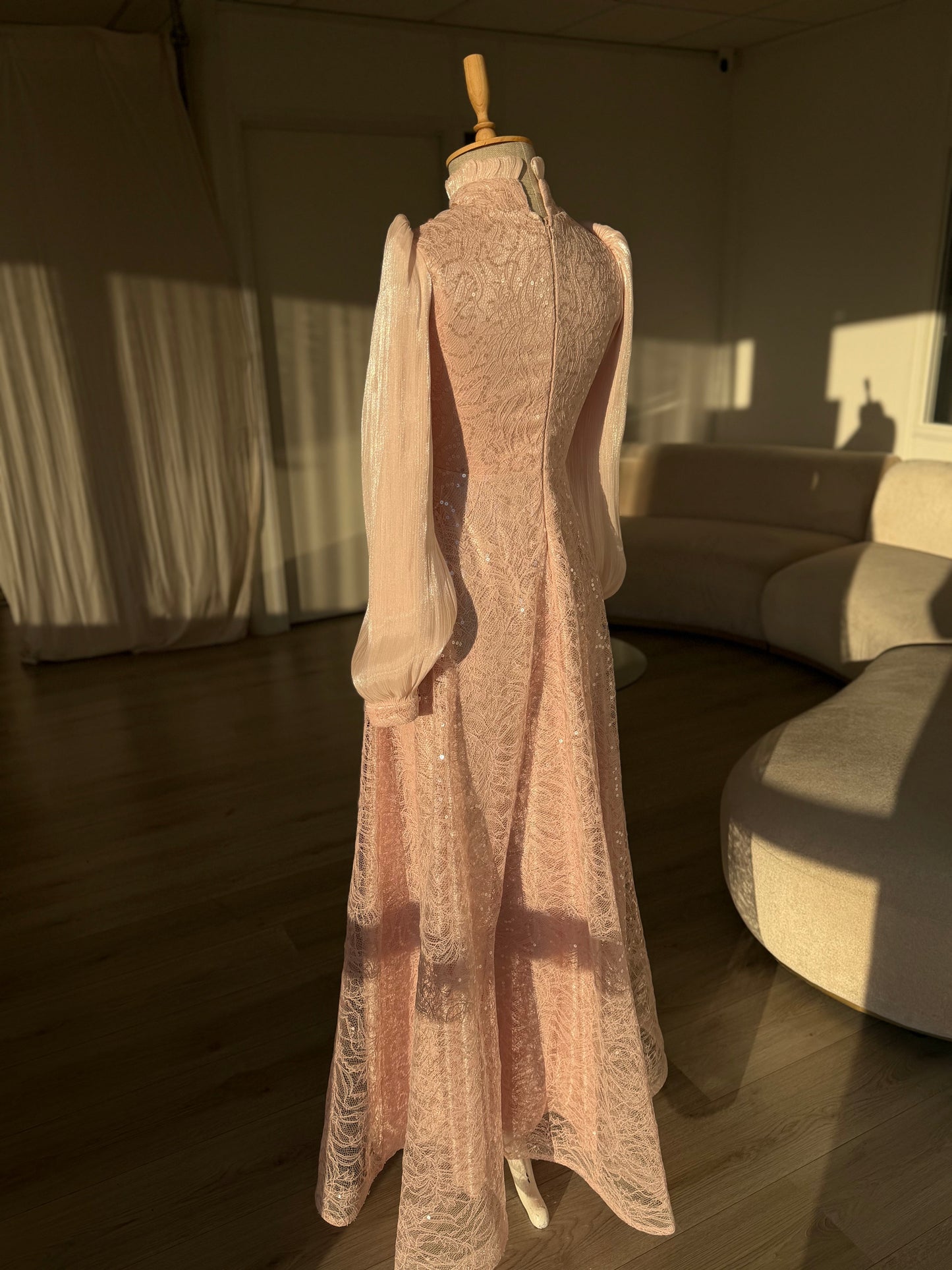 The Mislina dress soft pink