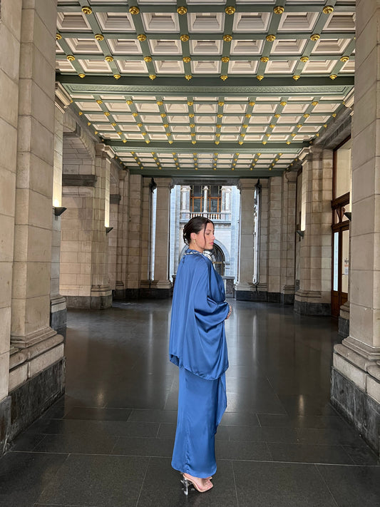 The Doa dress blue