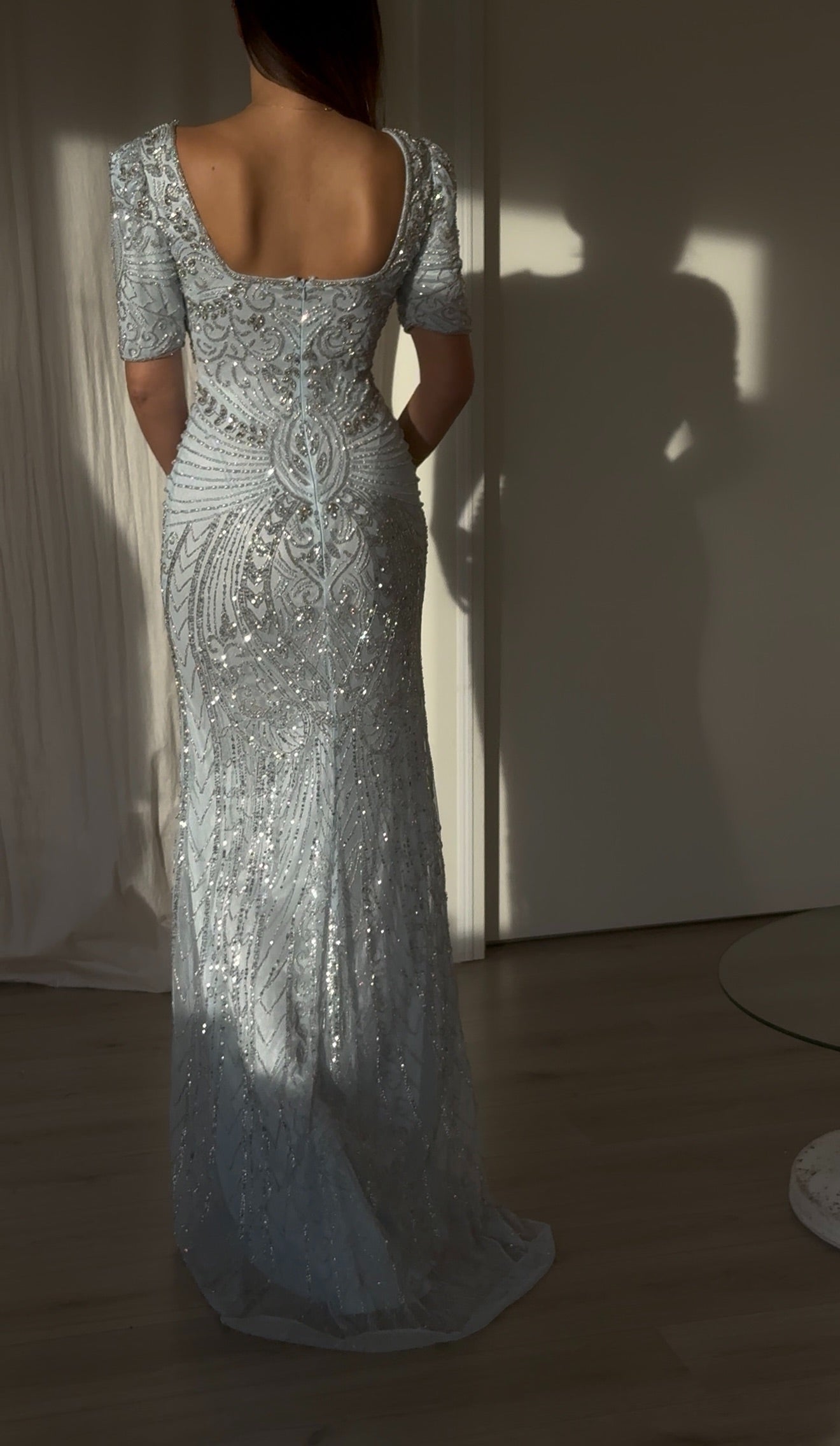 The Luna dress baby blue