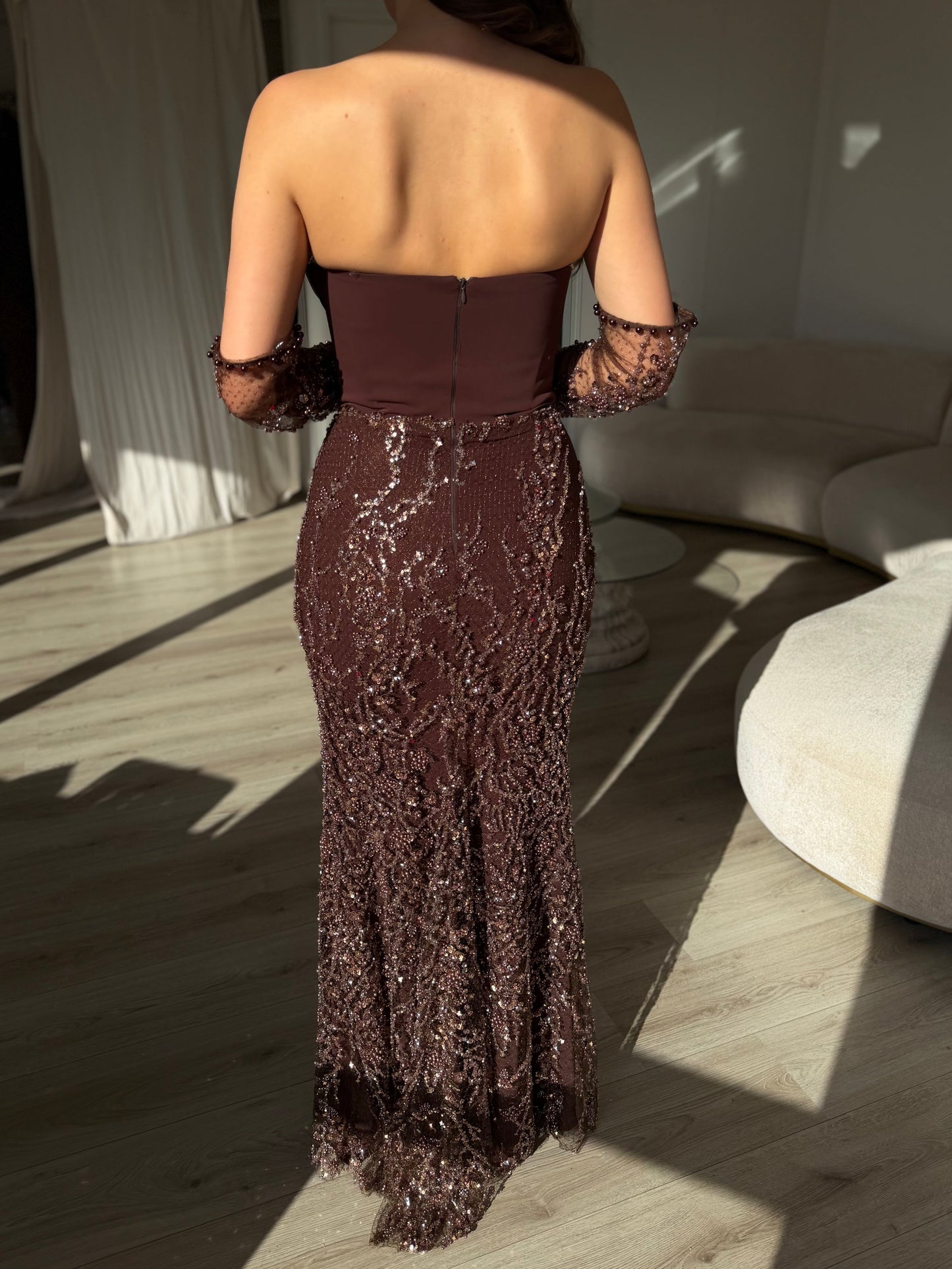 Th Rana dress brown