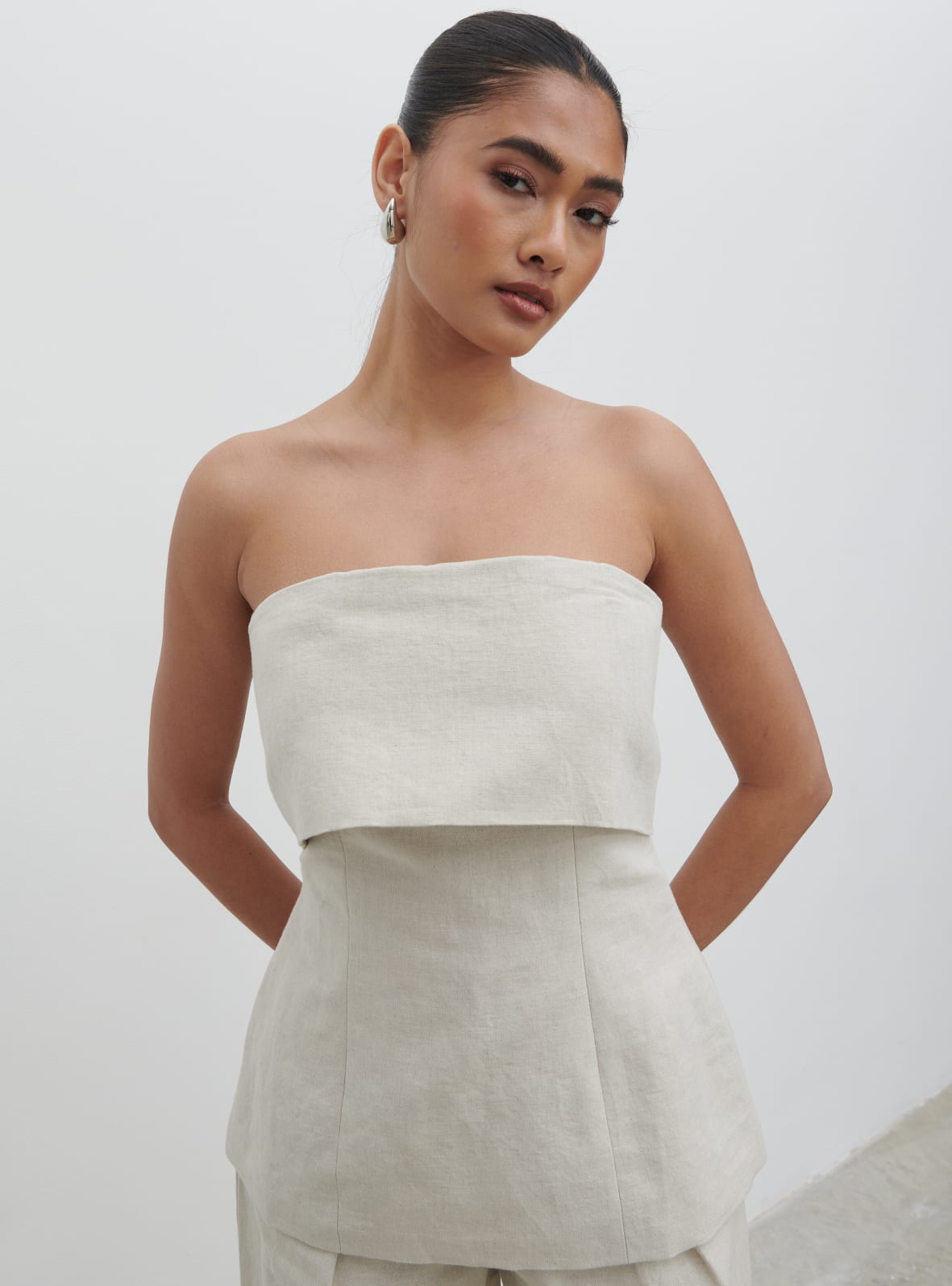 Layton Bandeau Waistcoat - Natural