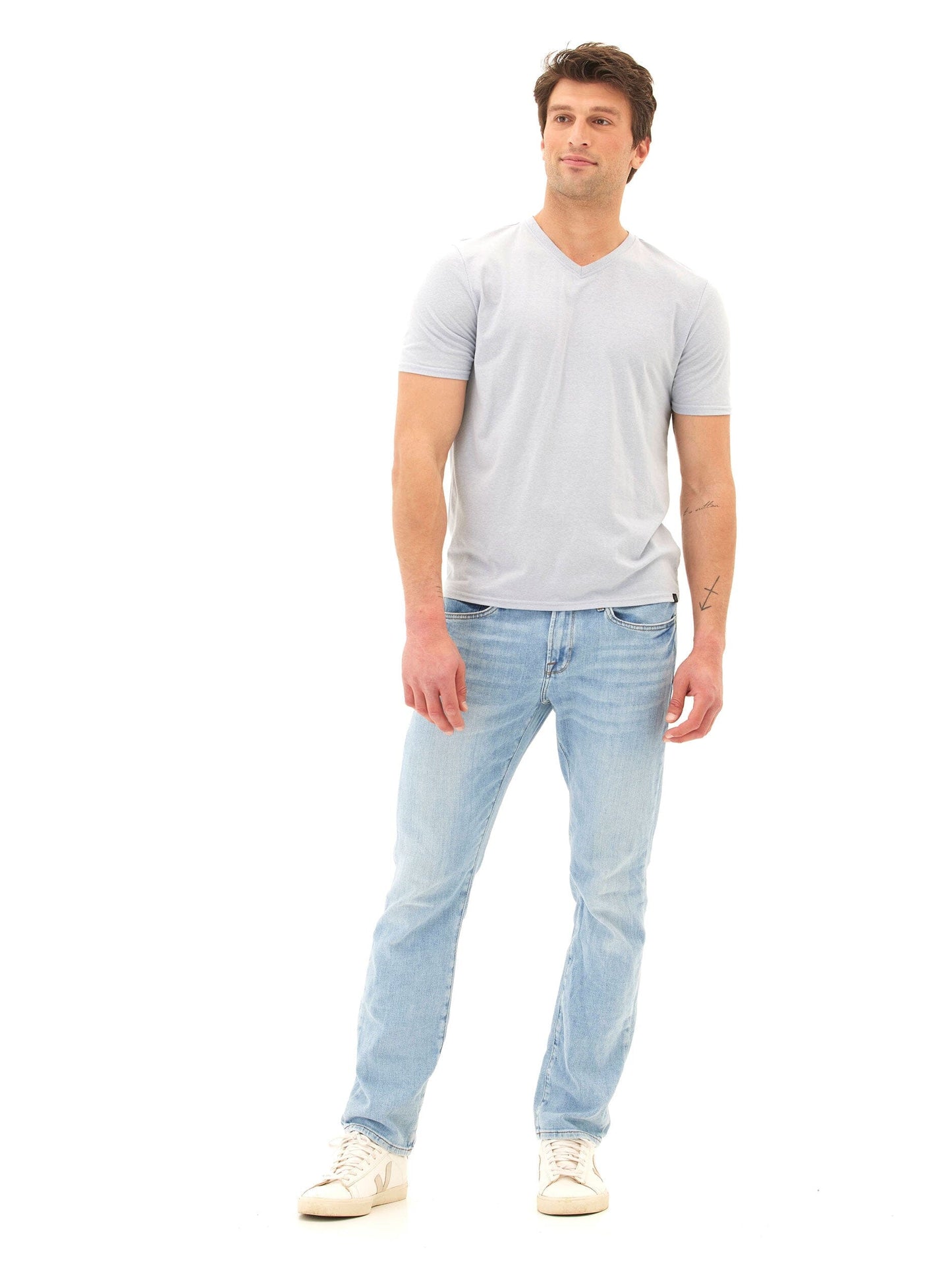 Men's Core Triblend Jersey V-Neck Tee