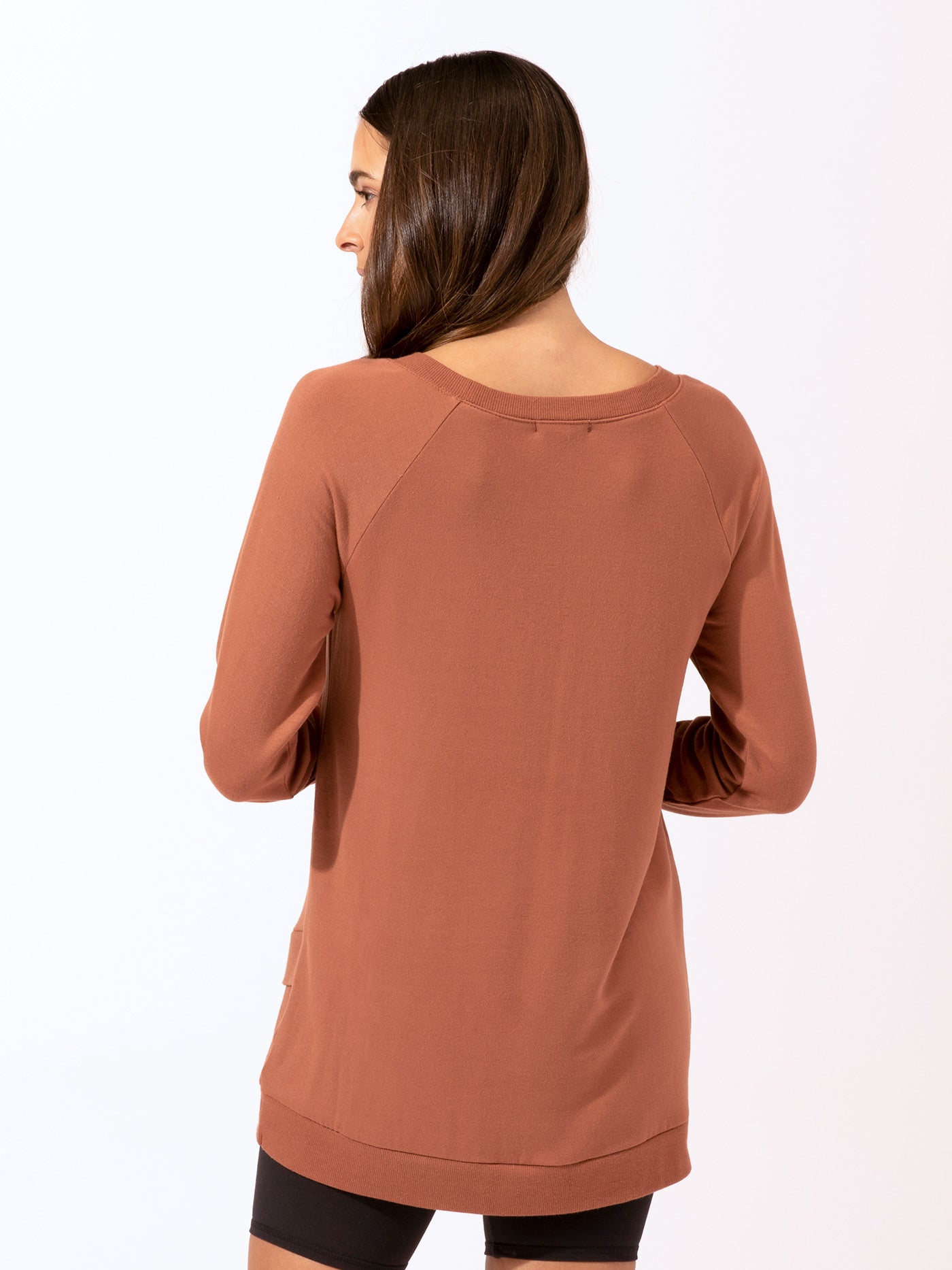 Leanna Feather Fleece Tunic