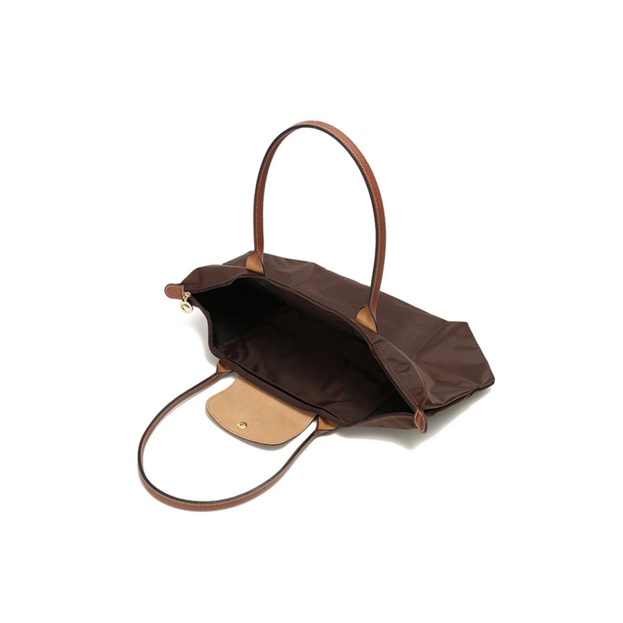 Le Pliage Original Tote bag Ebony Brown - Recycled canvas