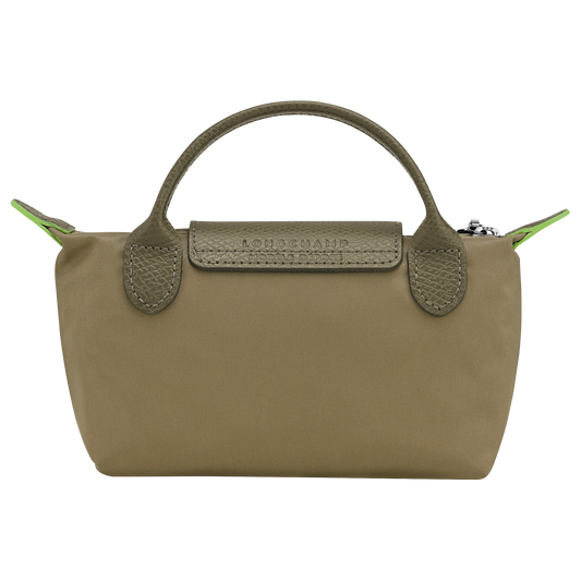 Le Pliage Original Pouch with handle Artichoke - Recycled canvas