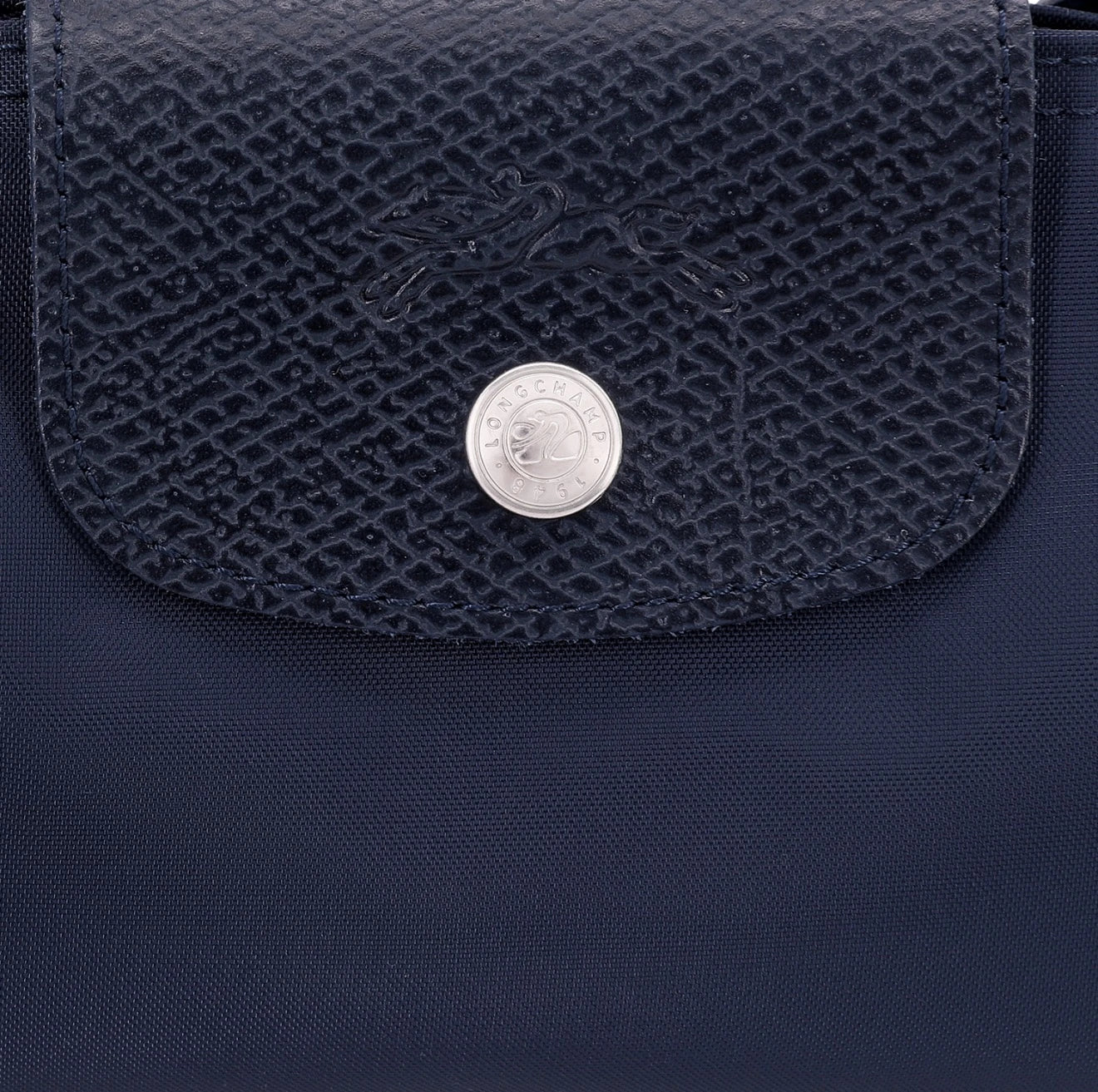 Le Pliage Original Pouch with handle Eco-Friendly Ocean Blue - Recycled canvas
