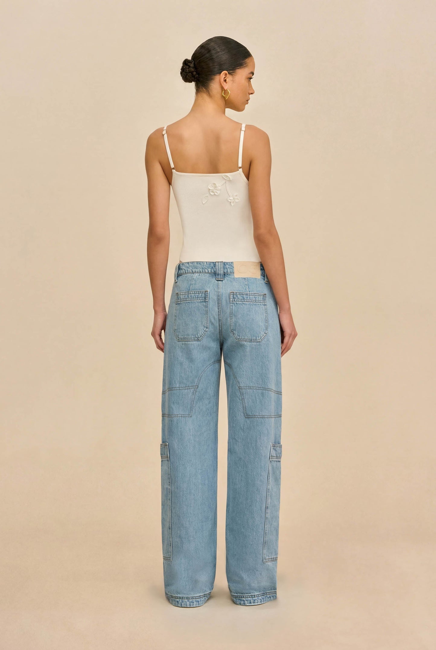 EMILIANA KNIT TOP - OFF WHITE