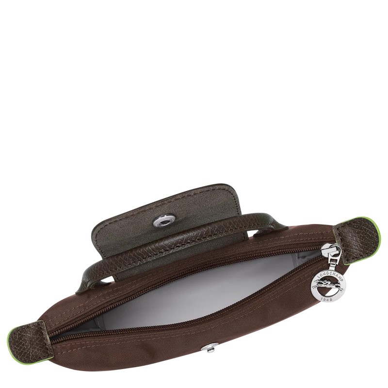 Le Pliage Original Pouch with handle Mocha - Recycled canvas