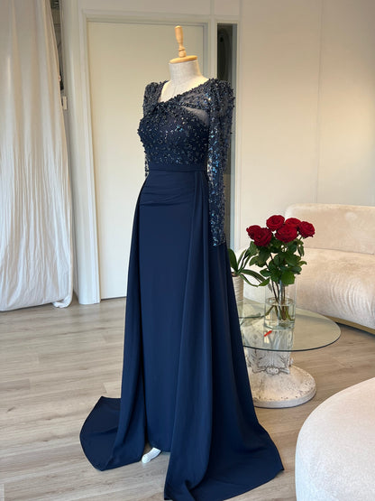 The Zara dress navy blue