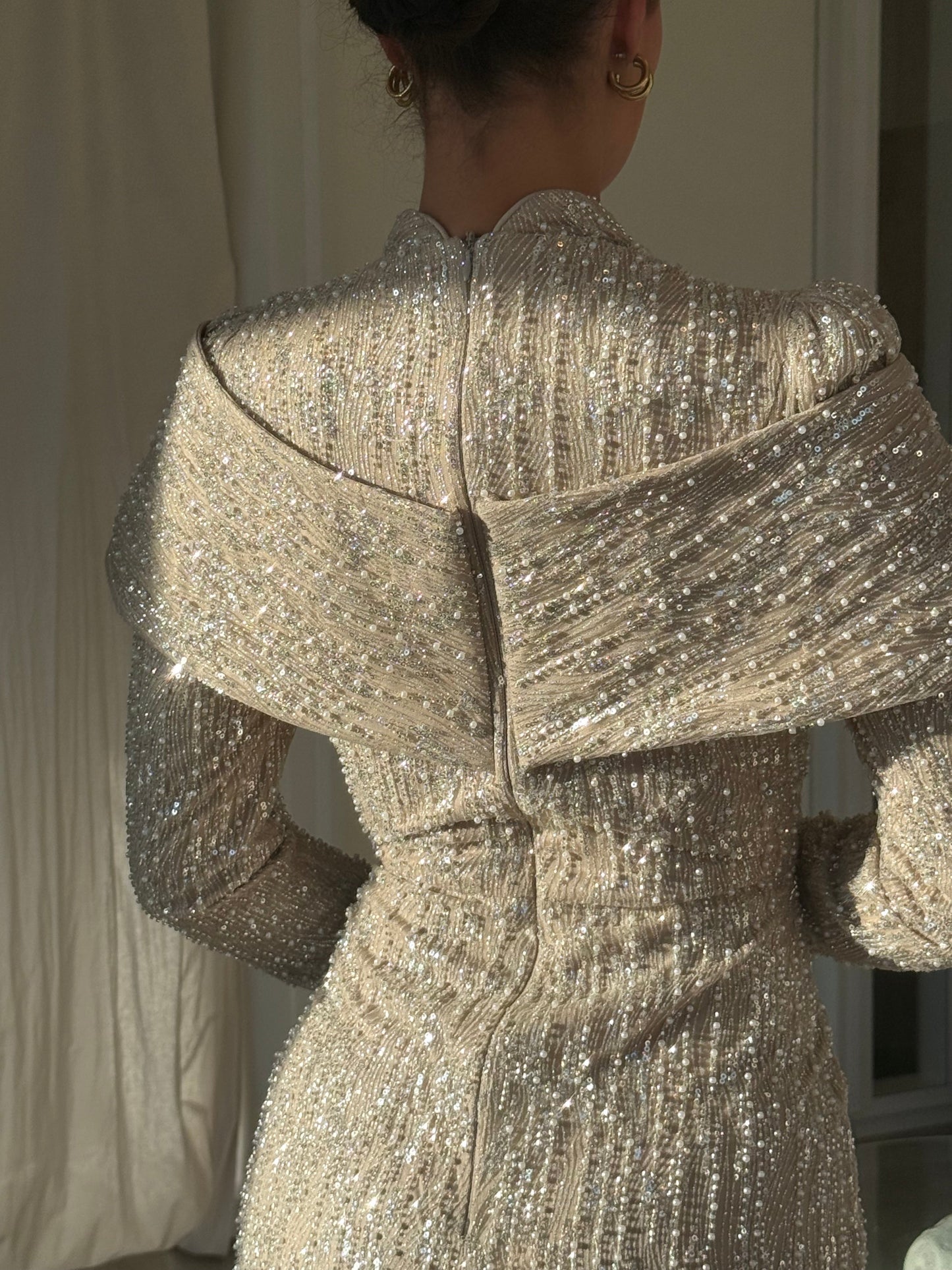 The Venor dress beige