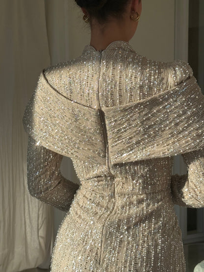 The Venor dress beige