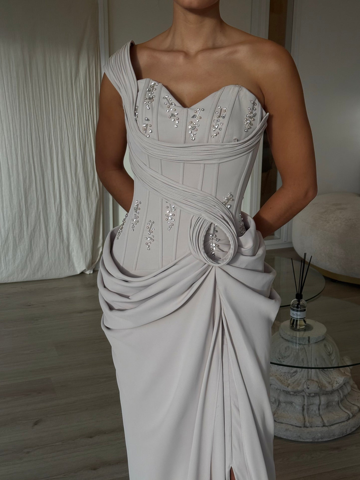 The Adore dress beige