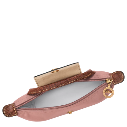 Le Pliage Original Pouch with handle Pink Tea - Recycled canvas