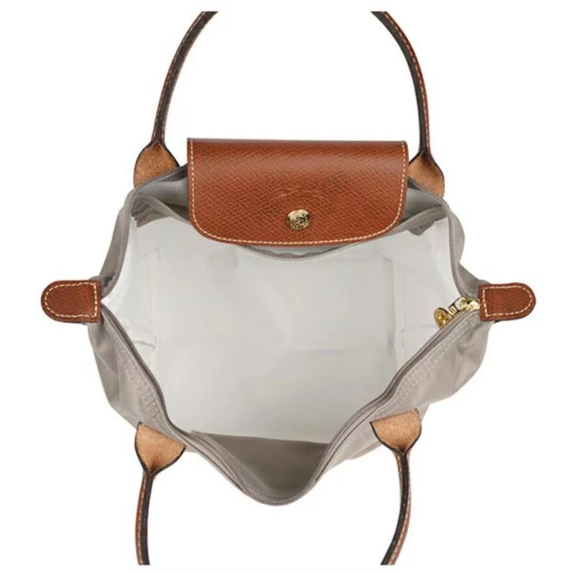 Le Pliage Original Tote bag Turtledove Gray - Recycled canvas