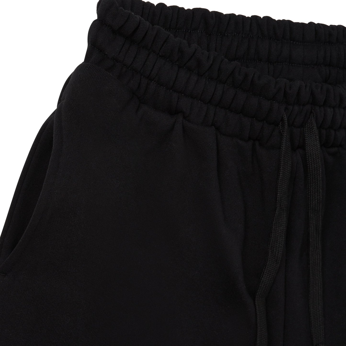 'Black' Baggy Sweat Shorts