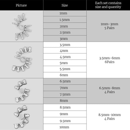 AURORA STEEL EAR STRETCHING KIT
