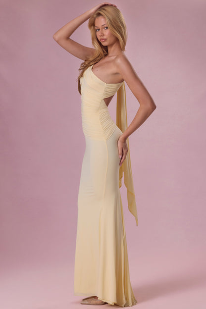 Jersey Bridesmaid Dress in Butter