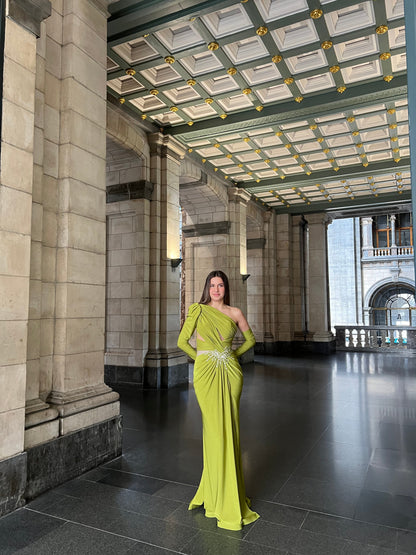 The Melissa dress green