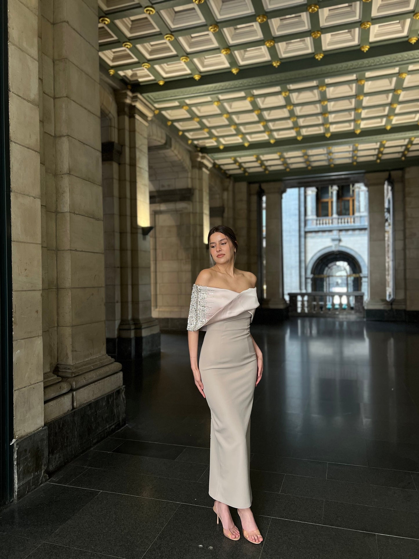 The Ayna dress beige