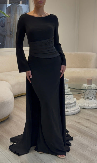 The Sina dress black