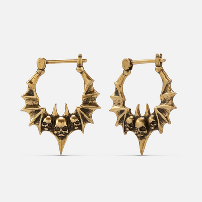 BAT SKULL EARRINGS