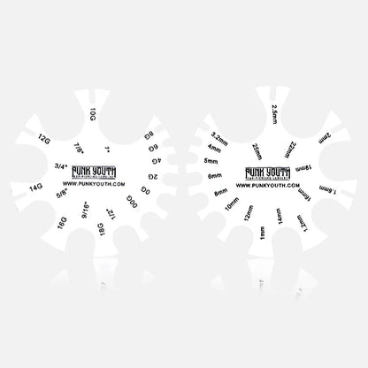 1PCS Ear Stretching & Piercing Balm + 1PCS Size Measure Tool