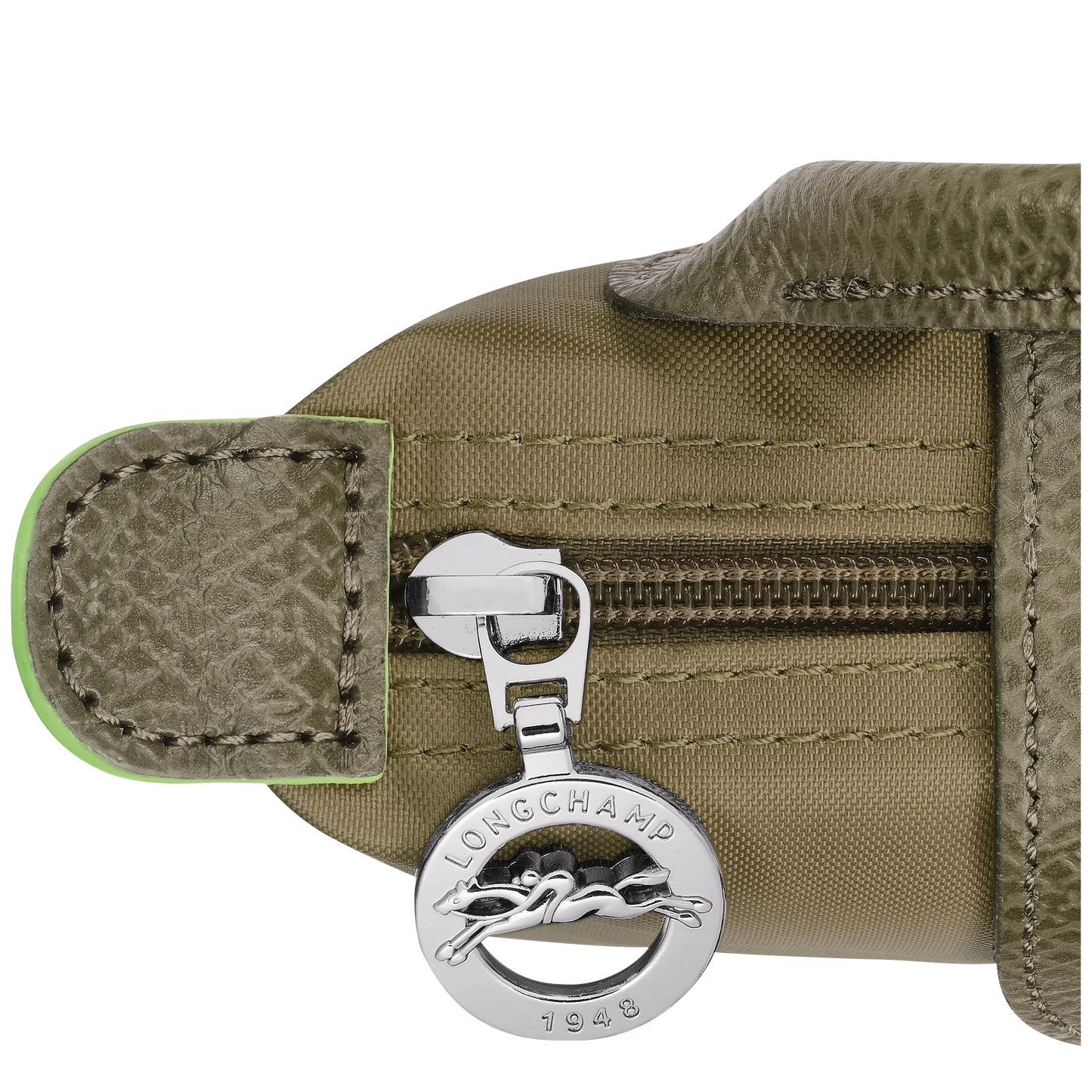 Le Pliage Original Pouch with handle Artichoke - Recycled canvas
