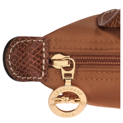 Le Pliage Original Pouch with handle Cognac - Recycled canvas
