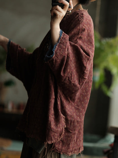 å¥³æ¬¾ç§å­£å¾©å¤å°è±åé æ¯éæ£è³ªè¥¯è¡«