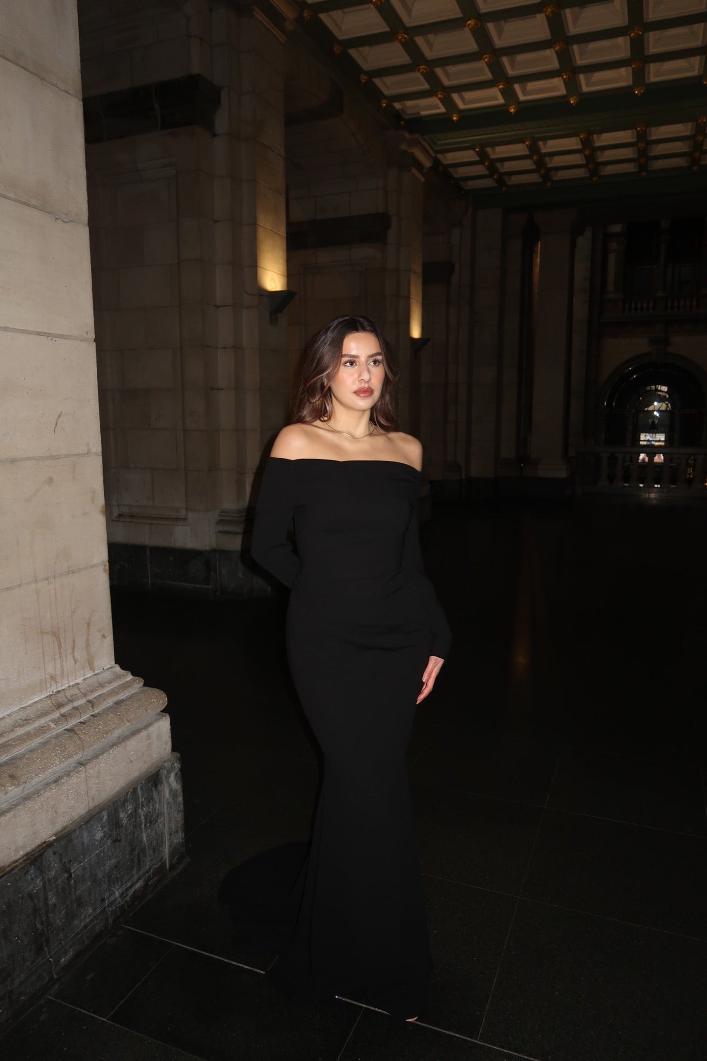 The Mihra dress black