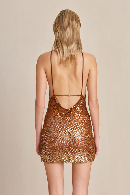 ROSITA DRESS - AFFOGATO OMBRE