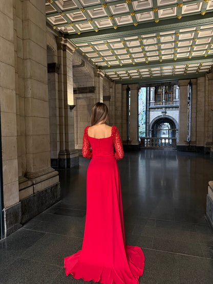 The Asena dress red