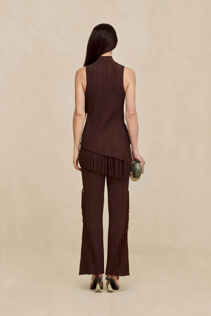 MAUDE KNIT PANT - JAVA